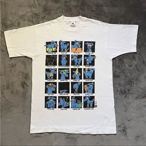 Vintage 90’s Fruit Of The Loom Donkey Ass Single Stitch Tee MADE IN USA Size L